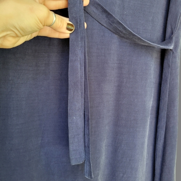 VINTAGE 1990s JESSICA HOWARD Button Front Shift Dress Navy - Picture 4 of 10